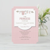 リトルプリンセスベビーガールシャワー招待状 招待状 (スタンド正面)