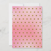 リトルプリンセスベビーシャワー招待状 招待状 (裏面)