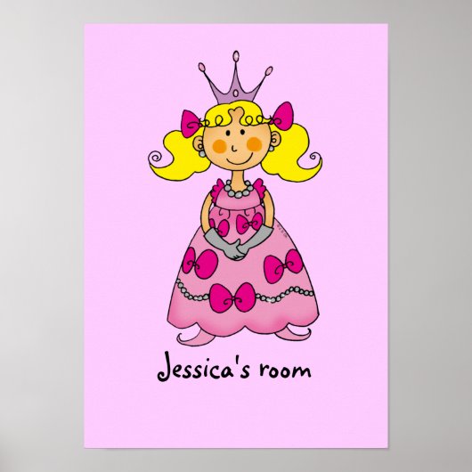 リトルプリンセスルーム（金髪） ポスター (正面)