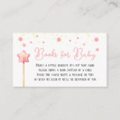 リトルプリンセス赤ちゃんシャワーブックリクエスト エンクロージャーカード (正面)
