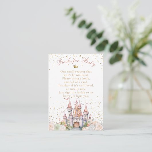 リトルプリンセス赤面金ゴールドシャワーブックリクエスト エンクロージャーカード (スタンド正面)