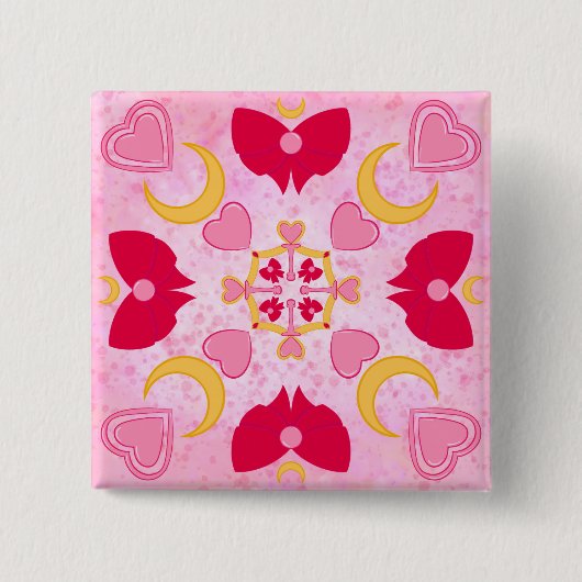 リトルプリンセス・オブ・ザ・ムーン 缶バッジ (正面)