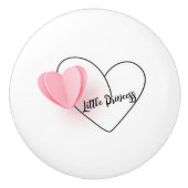 「リトルプリンセス」 セラミックノブ (正面)