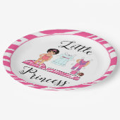 「リトルプリンセス」パーティープレート ペーパープレート (アングル)