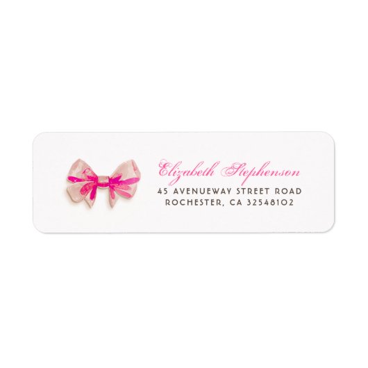 リトルプリンセス |ピンクボウピンク ラベル (正面)
