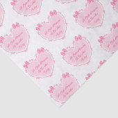 リトルプリンセス，女の子の赤ちゃんシャワーピンクハート 薄葉紙 (詳細)