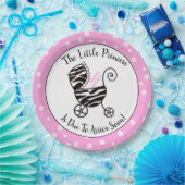 リトルプリンセス- "私のティアラはどこにあるのか?" シャワー ペーパープレート (パーティー)