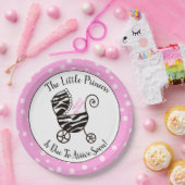 リトルプリンセス- "私のティアラはどこにあるのか?" シャワー ペーパープレート (パーティー)