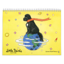 リトルプリントおもしろい- Newfoundland Dog Calendar