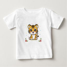 リトルプリ | 可愛い虎の子 ベビーTシャツ