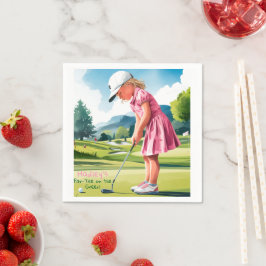 リトルプロインピンク：緑の誕生日 スタンダードカクテルナプキン