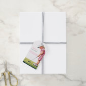 リトルプロインピンク：誕生日オン緑感謝してい ギフトタグ (より糸付き)