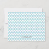 リトルベアと風船の誕生日パーティーの招待 招待状 (裏面)