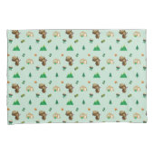 リトルベアのキャンプ旅行 枕カバー (正面右)