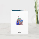 リトルベアカウボーイベイビーシャワーのお礼 サンキューカード (裏面)