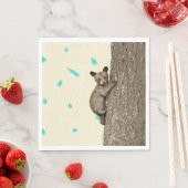 リトルベアカブ登山ツリーパーティー スタンダードランチョンナプキン (インサイチュ)