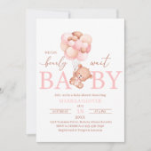 リトルベアリーのベイビーシャワーの招待状 招待状 (正面)