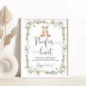 リトルベアーパシファイア狩りベビーシャワーゲームポスター ポスター