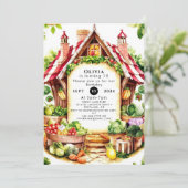 リトルベジス農家市場誕生日 招待状 (スタンド正面)