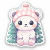 リトルベビーアニマルクリスマス魔法 シール (正面)