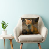 リトルベビーキツネクブポートレート クッション (椅子)