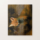 リトルベビーキツネクブポートレート ジグソーパズル (縦)