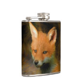 リトルベビーキツネクブポートレート フラスク (右)