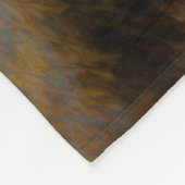 リトルベビーキツネクブポートレート フリースブランケット (角)