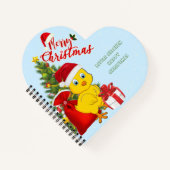 リトルベビーチキンクリスマス ノートブック (正面)