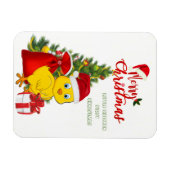 リトルベビーチキンクリスマス マグネット (横)