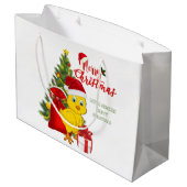 リトルベビーチキンクリスマス ラージペーパーバッグ (裏面アングル)