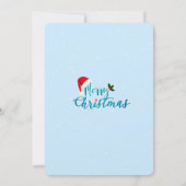 リトルベビーチキンクリスマス 招待状 (裏面)