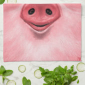 リトルベビーピギー – スマイル キッチンタオル (折り畳み)