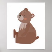 リトルベビーベア子供部屋ポスター ポスター (正面)