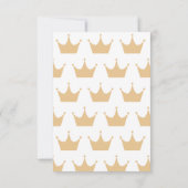 リトルベビーライオンキング男女兼用ベビーシャワー サンキューカード (裏面)