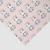 リトルベビー牛ふくらはぎフローラクラウンパターン 薄葉紙 (詳細)