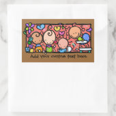 リトルベビー遊アカスタムプロモステッカー 長方形シール (バッグ)