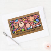 リトルベビー遊アカスタムプロモステッカー 長方形シール (封筒)