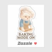 リトルベーカーキャット：コジーな朝のひもほぐしアート シール (シート)