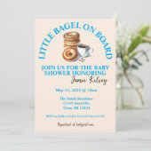リトルベーゲルオンボードベビーシャワー招待状 招待状 (スタンド正面)