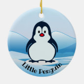リトルペンギンデザインオーナメント セラミックオーナメント (裏面)