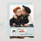 リトルペンギンフォトホリデーカード シーズンカード (正面/裏面)