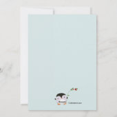 リトルペンギンフォトホリデーカード シーズンカード (裏面)