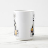 リトルペンギン着用ホッケーギア トラベルマグ (中央)