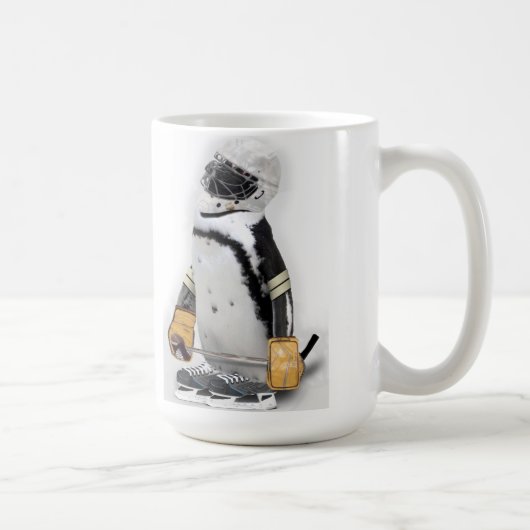 リトルペンギン着用ホッケーギア トラベルマグ (右)