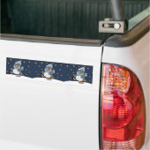 リトルペンギン バンパーステッカー (トラック上)