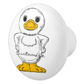 リトルホワイトアヒルスタンディングサンダー_コーブ セラミックノブ (右)