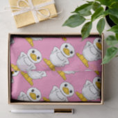 リトルホワイトアヒル立ちサンダー_コーブ 薄葉紙 (ギフト)