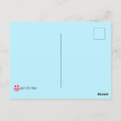 リトルホワイトオウル - ブランク ポストカード (裏面)