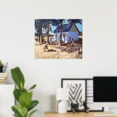 リトルホワイトハウスカルーサウスアフリカ ポスター (ホームオフィス)